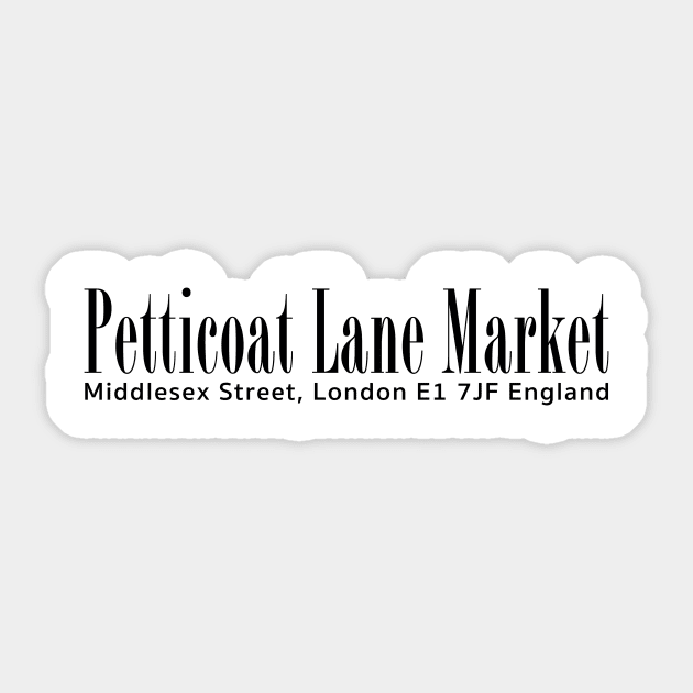 Petticoat Lane Market Sticker by downundershooter